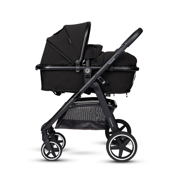miniuno Toura Travel System & Isofix Base Bundle – Black