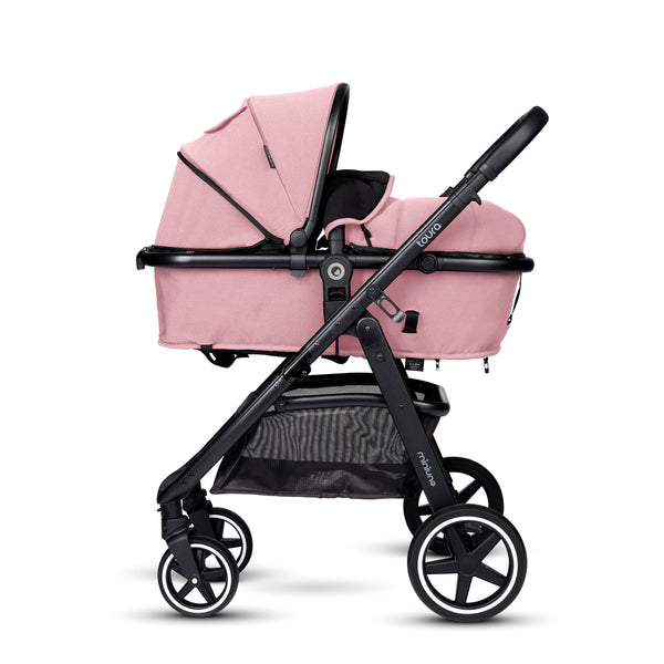 miniuno Toura Travel System & Isofix Base Bundle – Pink