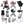 miniuno Toura ABSOLUTE 5Piece Bundle - Pink