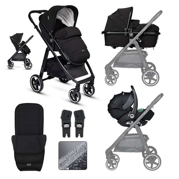 miniuno Toura COMPLETE 4Piece Bundle – Black